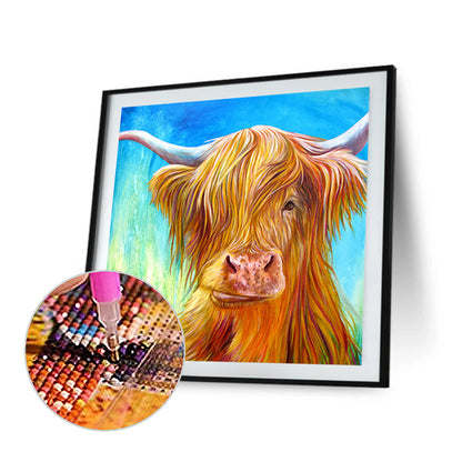 Highland Cattle - Full Square Drill Diamond Painting 50*50CM