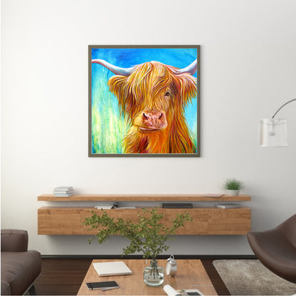 Highland Cattle - Full Square Drill Diamond Painting 50*50CM