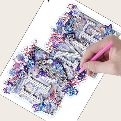 4pcs Diamonds Mosaic Stickers Art Craft DIY Creative for Kids Adult Gift Rewards