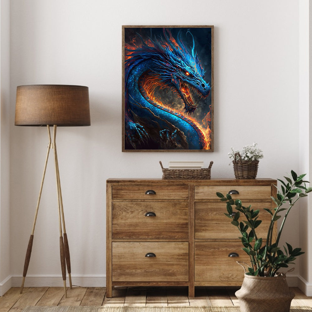Magic Version Of The Zodiac Dragon - Full Round Drill Diamond Painting 30*40CM