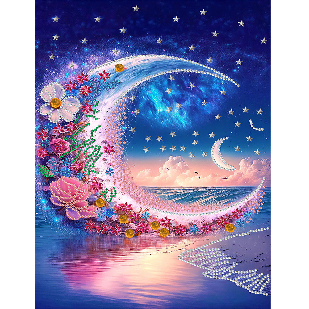 Dreamy Seaside Beach Shells - Special Shaped Drill Diamond Painting30*40CM