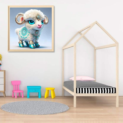 Zodiac Sheep - Full Square Drill Diamond Painting 30*30CM