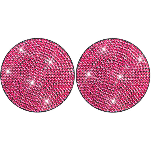 2pcs Anti Slip Coasters Acrylic DIY Car Coaster Solid Color for Table Home Decor(Rose Red)