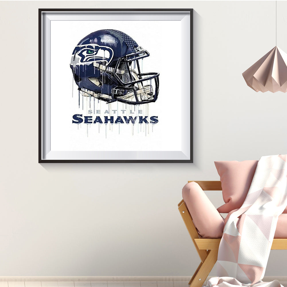 Seattle Seahawks - Full Round Drill Diamond Painting 40*40CM