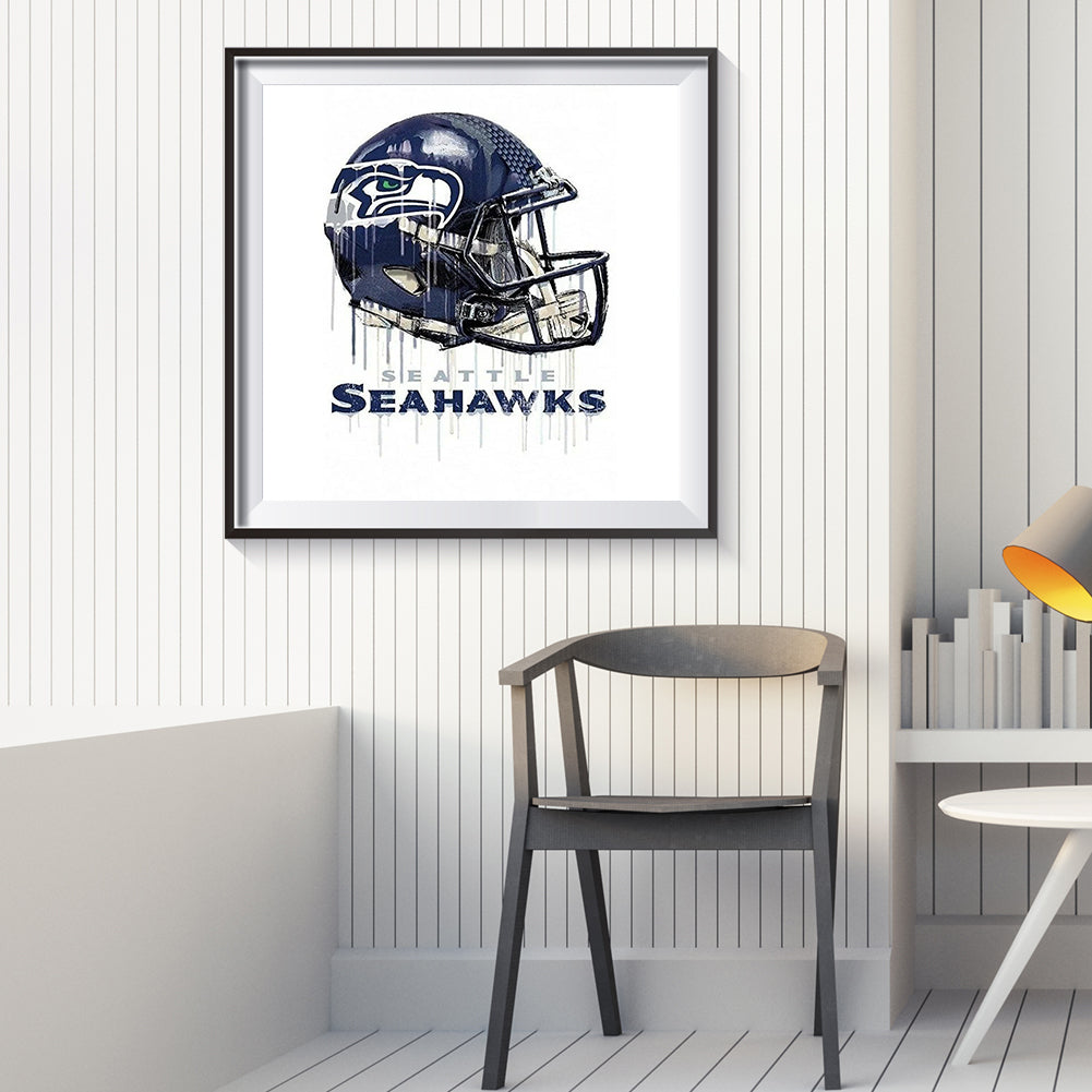 Seattle Seahawks - Full Round Drill Diamond Painting 40*40CM