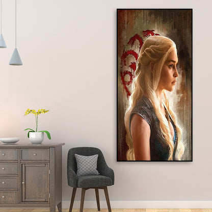 Daenerys Targaryen - Full Round Drill Diamond Painting 40*60CM