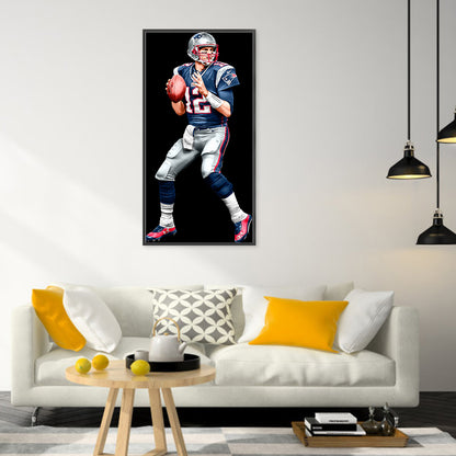 Football Area - Full Round Drill Diamond Painting 30*50CM