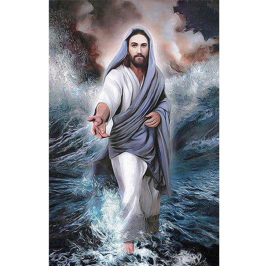 Jesus Saves - Full Round Drill Diamond Painting 40*60CM