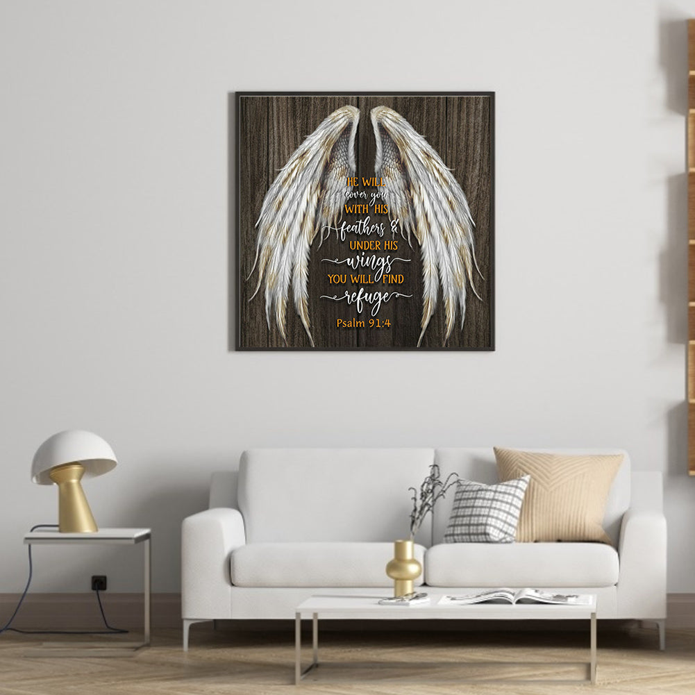 You Will Find Wings - Full Round Drill Diamond Painting 45*45CM