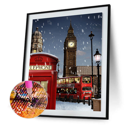London Big Ben - Full Square Drill Diamond Painting 30*40CM