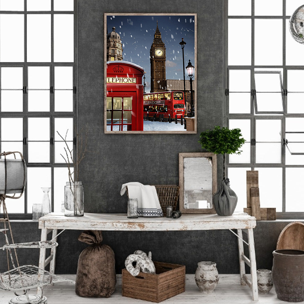 London Big Ben - Full Square Drill Diamond Painting 30*40CM