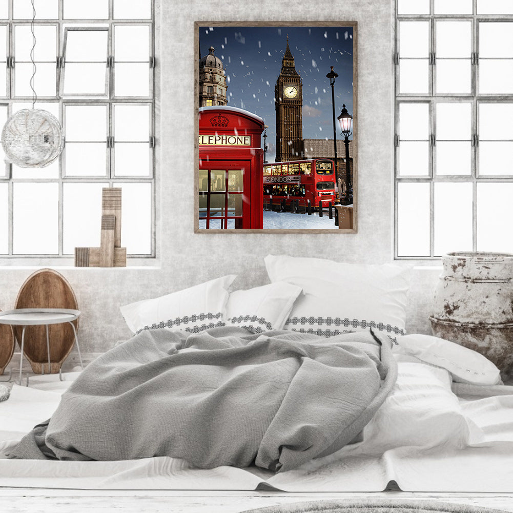 London Big Ben - Full Square Drill Diamond Painting 30*40CM
