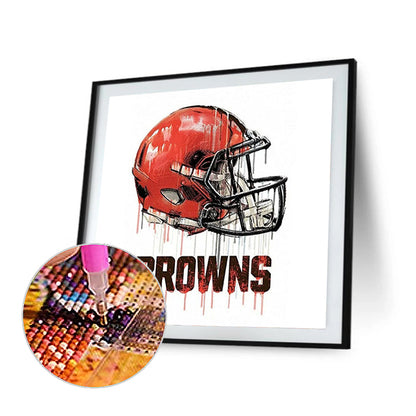 Cleveland Browns - Full Round Drill Diamond Painting 40*40CM