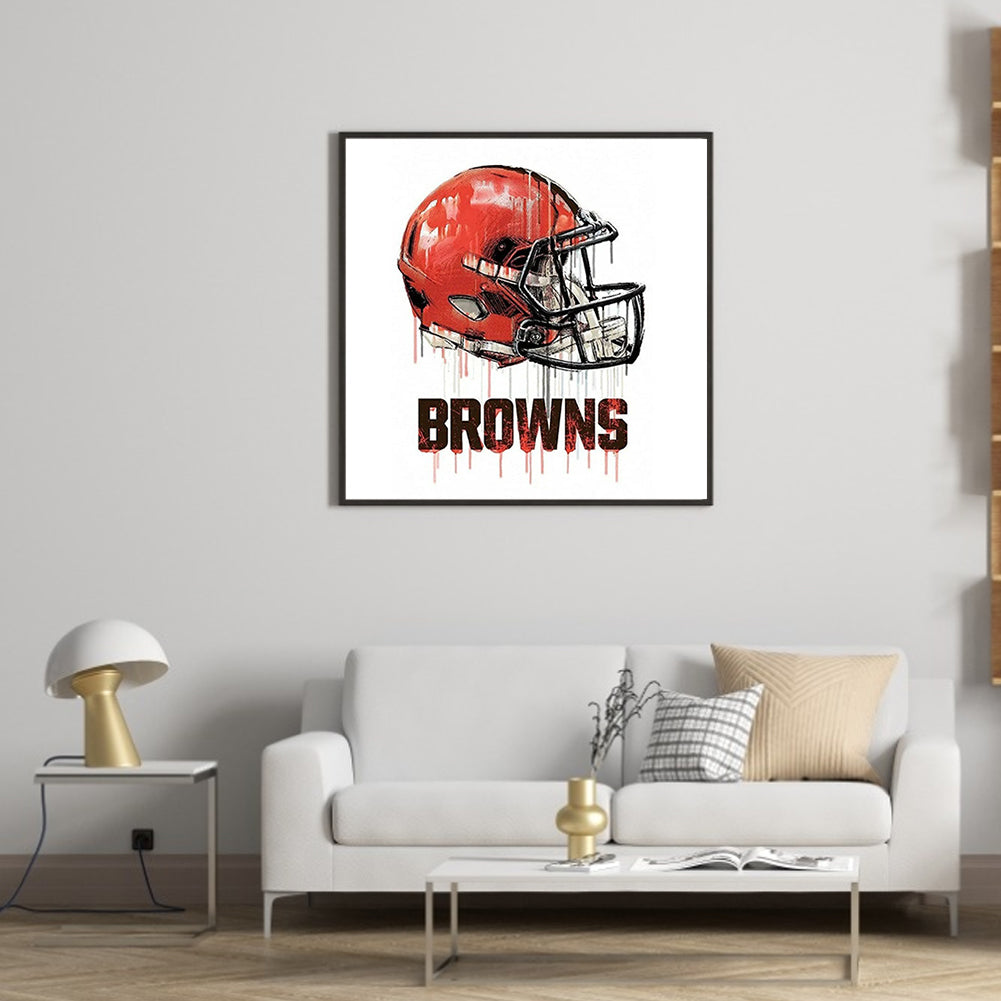 Cleveland Browns - Full Round Drill Diamond Painting 40*40CM