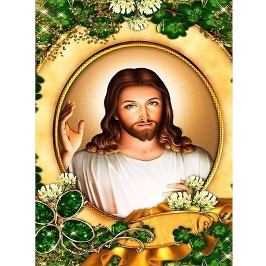 Religion Jesus - Full Round Drill Diamond Painting 30*40CM