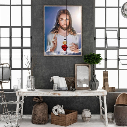 Religion Jesus - Full Round Drill Diamond Painting 30*40CM