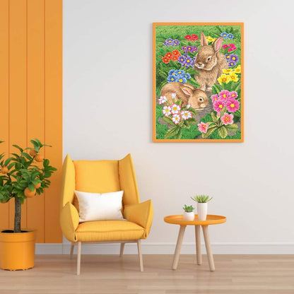 Easter Bunny - Full Round Drill Diamond Painting 30*40CM