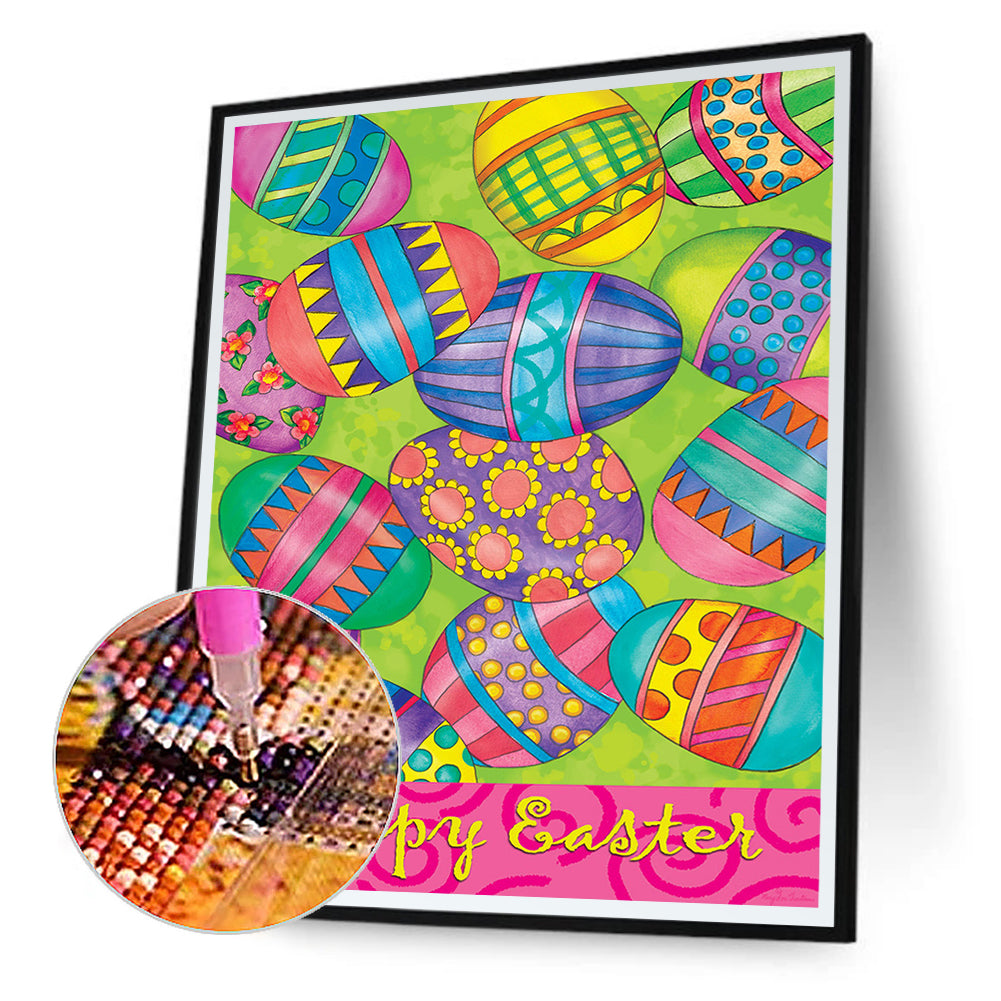 Easter Egg - Full Round Drill Diamond Painting 30*40CM