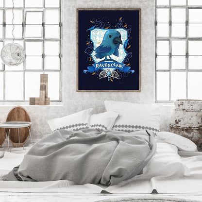 Harry Potter School Of Witchcraft And Wizardry Coat Of Arms - Full Round Drill Diamond Painting 30*40CM