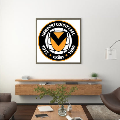 Newport County Football Club - Full Round Drill Diamond Painting 35*35CM