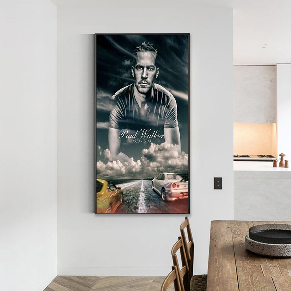 Paul Walker Poster - Full Round Drill Diamond Painting 50*80CM