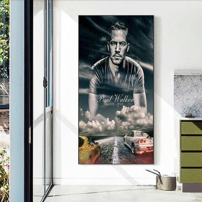 Paul Walker Poster - Full Round Drill Diamond Painting 50*80CM