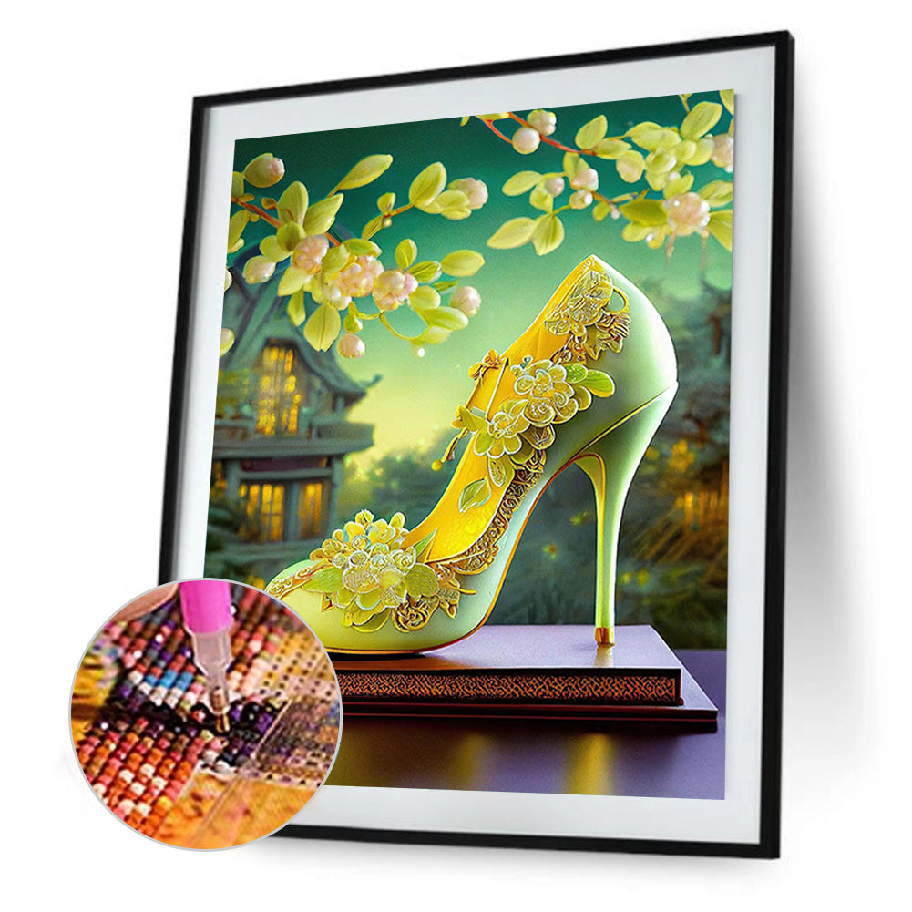 Fantasy Retro High Heels - Full Round Drill Diamond Painting 30*40CM
