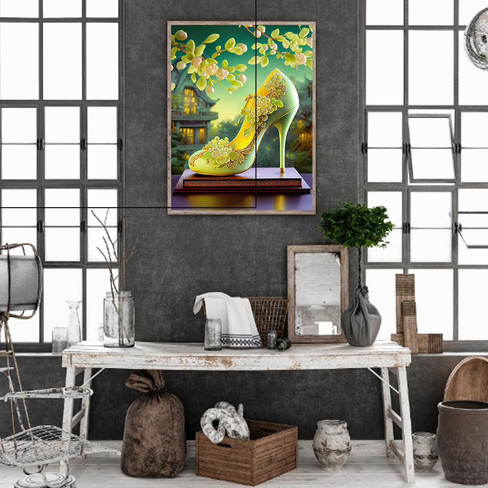 Fantasy Retro High Heels - Full Round Drill Diamond Painting 30*40CM