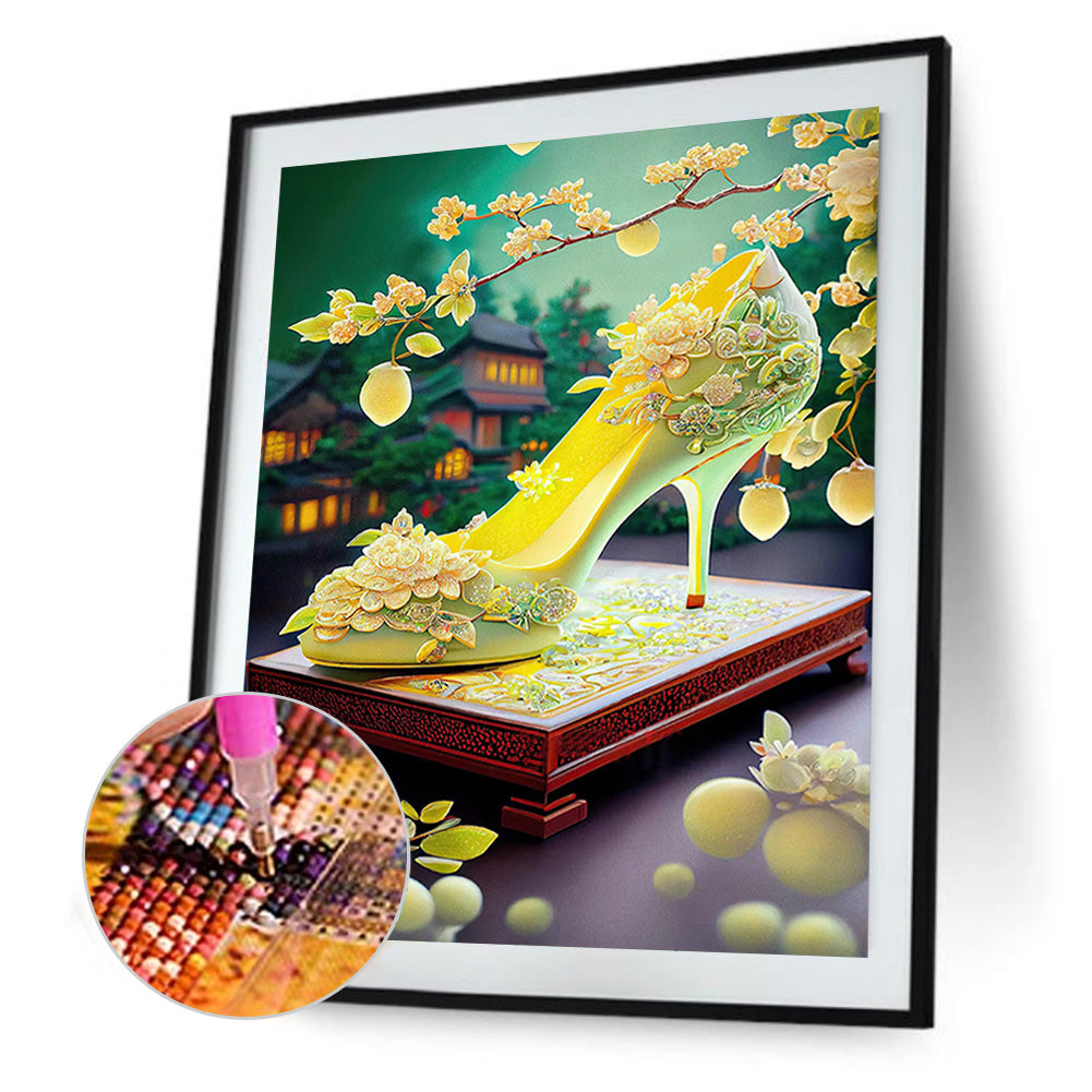 Fantasy Retro High Heels - Full Round Drill Diamond Painting 30*40CM