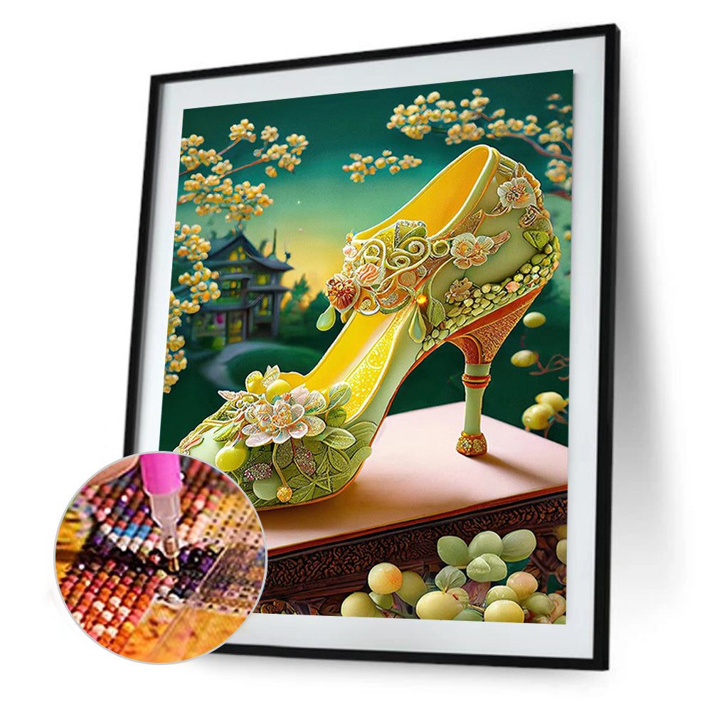 Fantasy Retro High Heels - Full Round Drill Diamond Painting 30*40CM