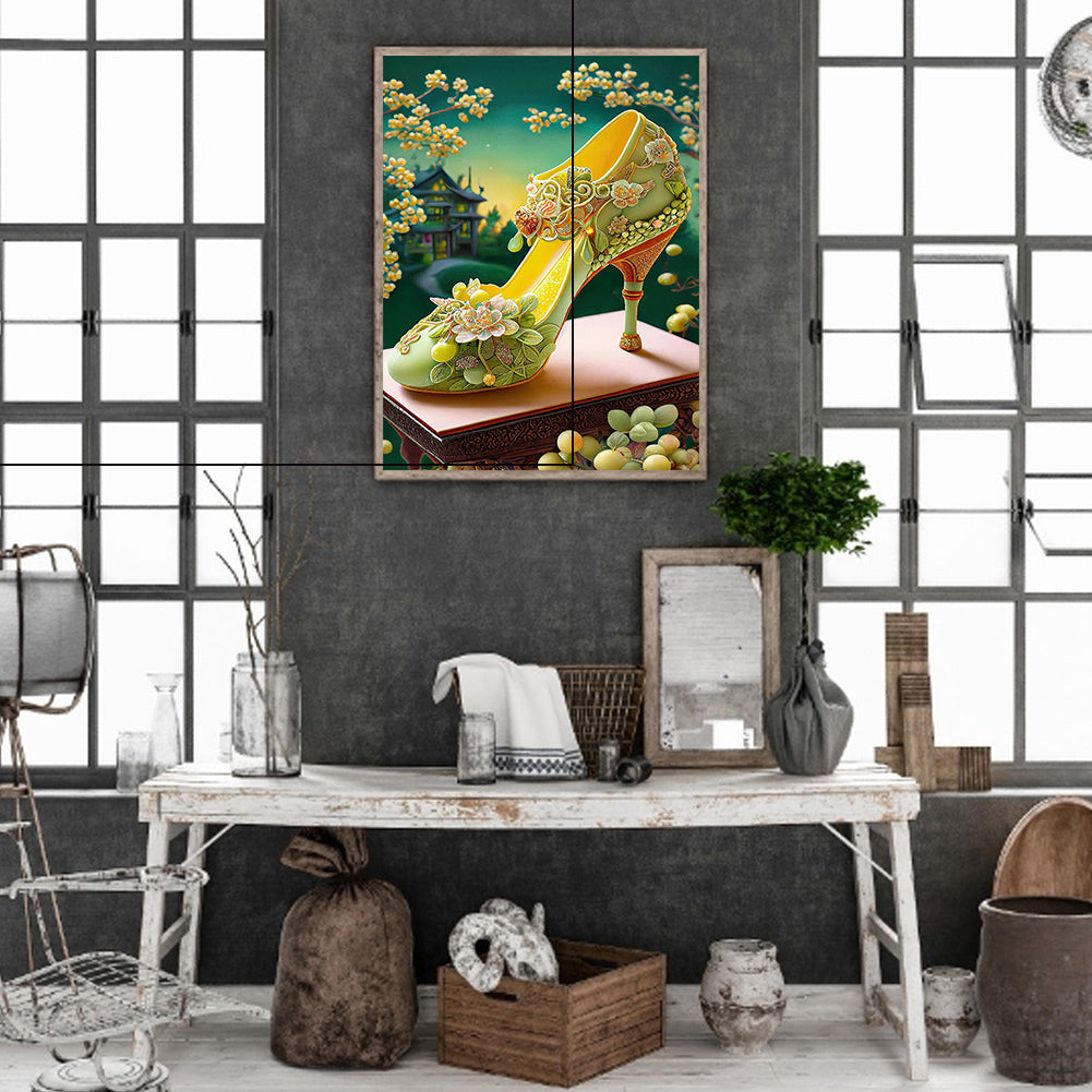 Fantasy Retro High Heels - Full Round Drill Diamond Painting 30*40CM
