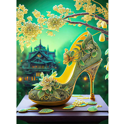 Fantasy Retro High Heels - Full Round Drill Diamond Painting 30*40CM