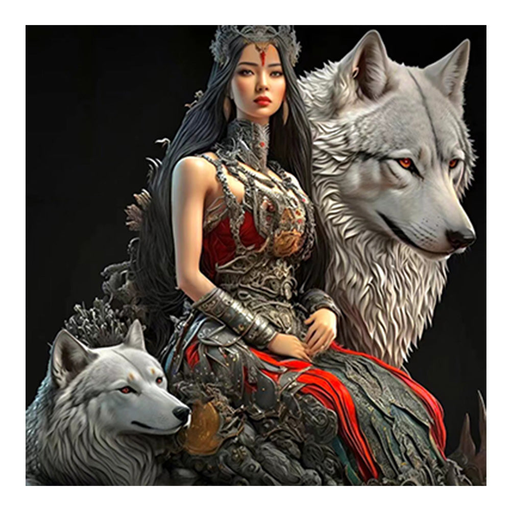 Beauty And The Beast - Full Round Drill Diamond Painting 40*40CM