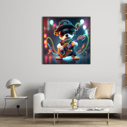 Rock Puppy - Full Round Drill Diamond Painting 30*30CM