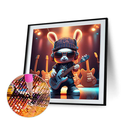 Rock Bunny - Full Round Drill Diamond Painting 30*30CM