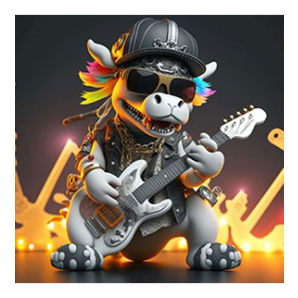 Rock Donkey - Full Round Drill Diamond Painting 30*30CM