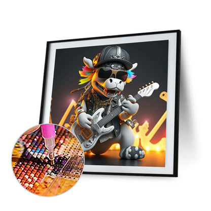 Rock Donkey - Full Round Drill Diamond Painting 30*30CM