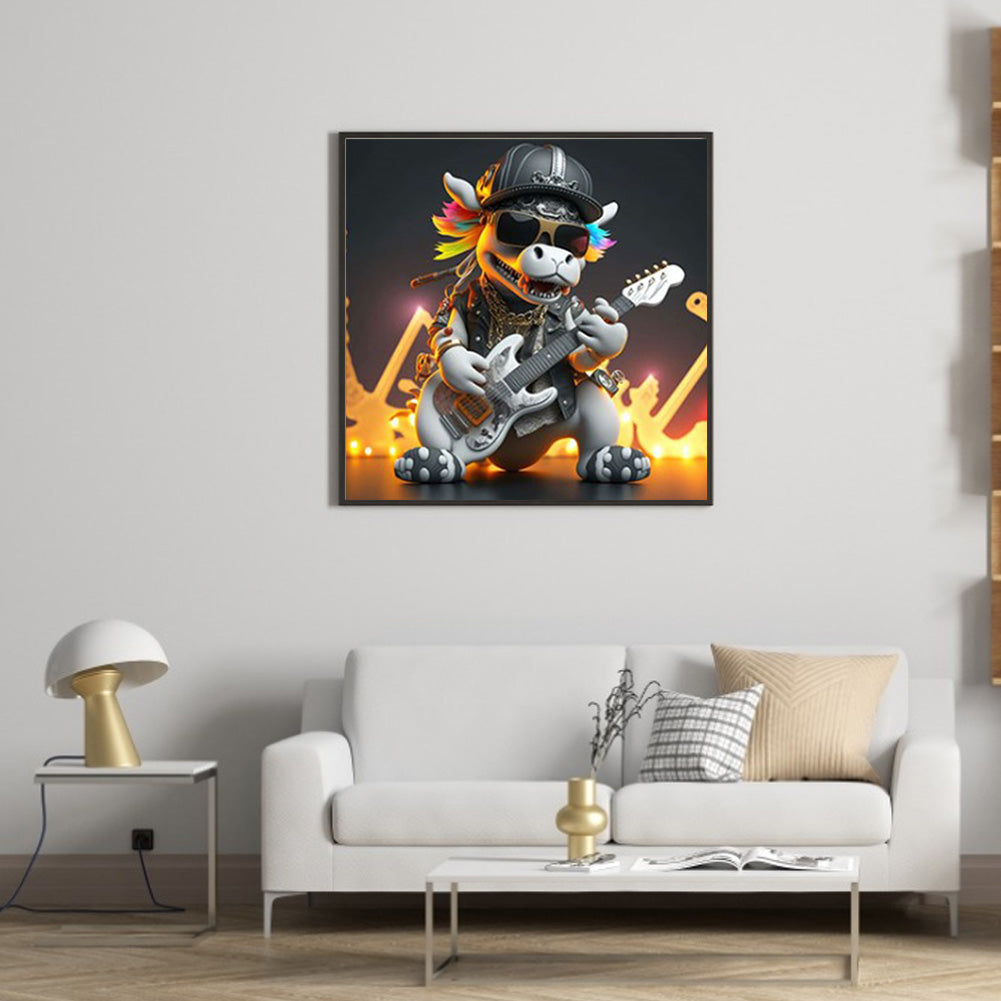 Rock Donkey - Full Round Drill Diamond Painting 30*30CM