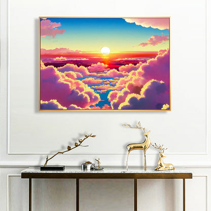 Sunrise At Sea - Full Round Drill Diamond Painting 40*50CM