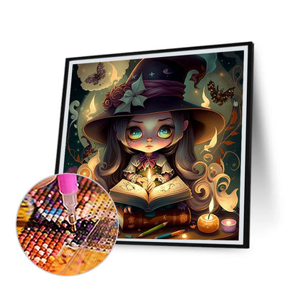 Magic Witch - Full Round Drill Diamond Painting 35*35CM