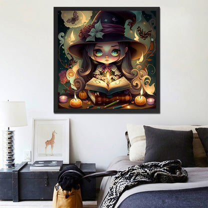 Magic Witch - Full Round Drill Diamond Painting 35*35CM