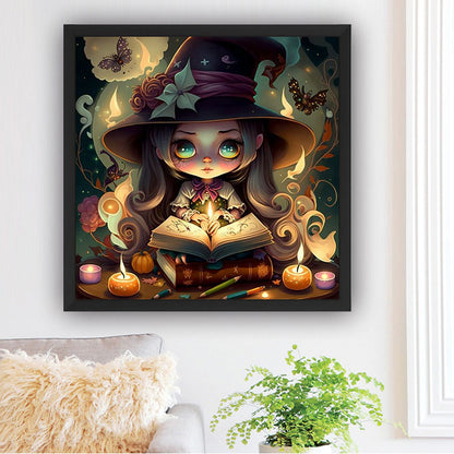 Magic Witch - Full Round Drill Diamond Painting 35*35CM