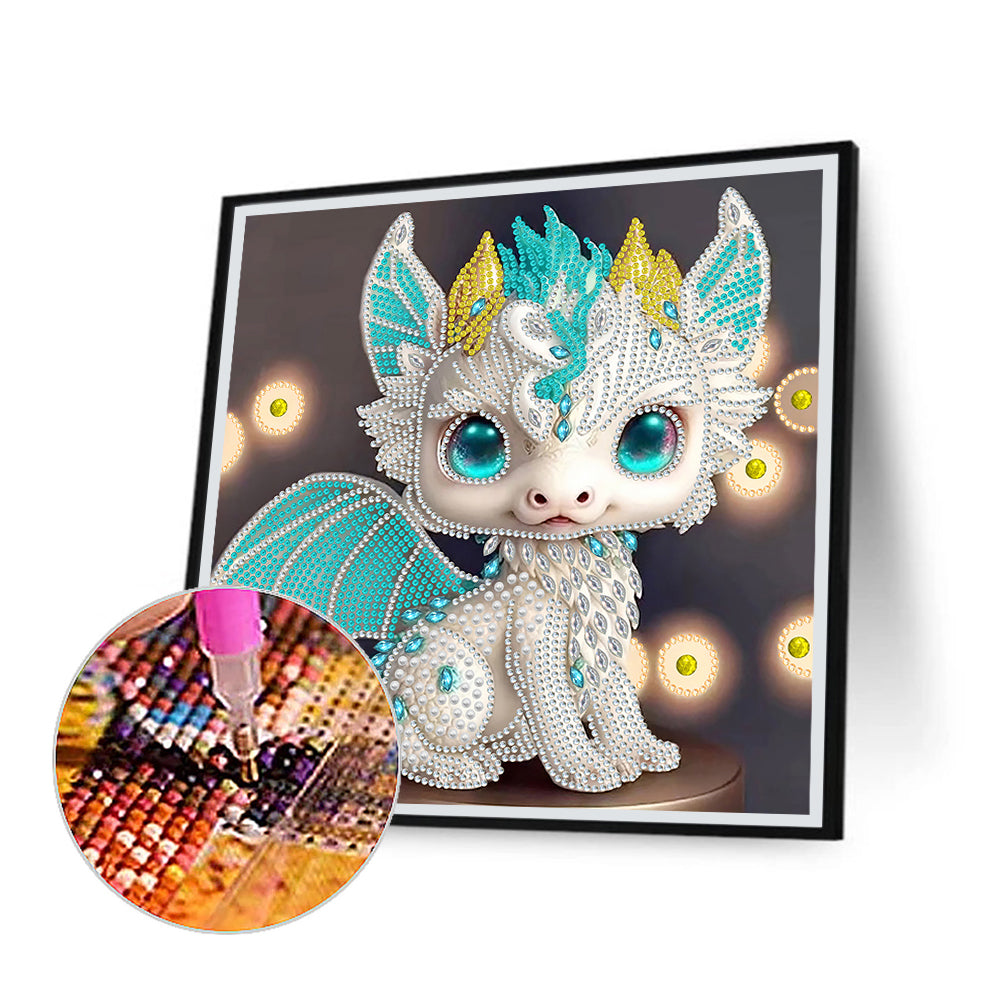 Chinese Zodiac - Dragon - Special Shaped Drill Diamond Painting 30*30CM