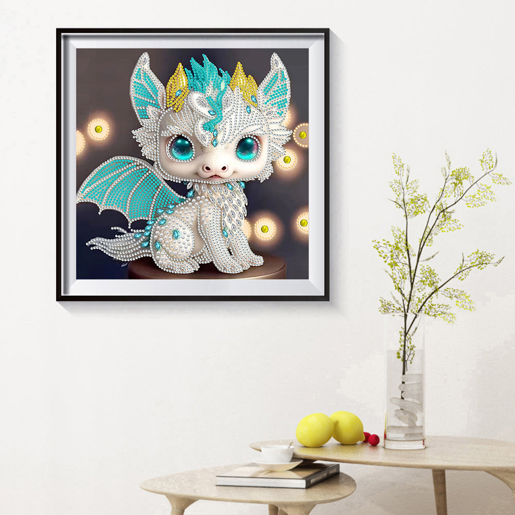 Chinese Zodiac - Dragon - Special Shaped Drill Diamond Painting 30*30CM