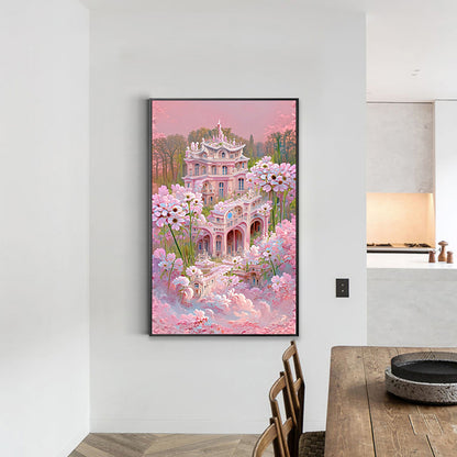 Little Daisy Palace - Full Round Drill Diamond Painting 45*70CM