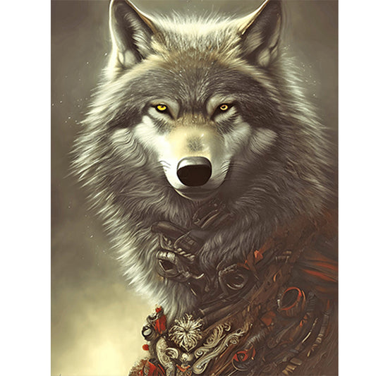 Mexican Wolf - Full Round Drill Diamond Painting 30*40CM