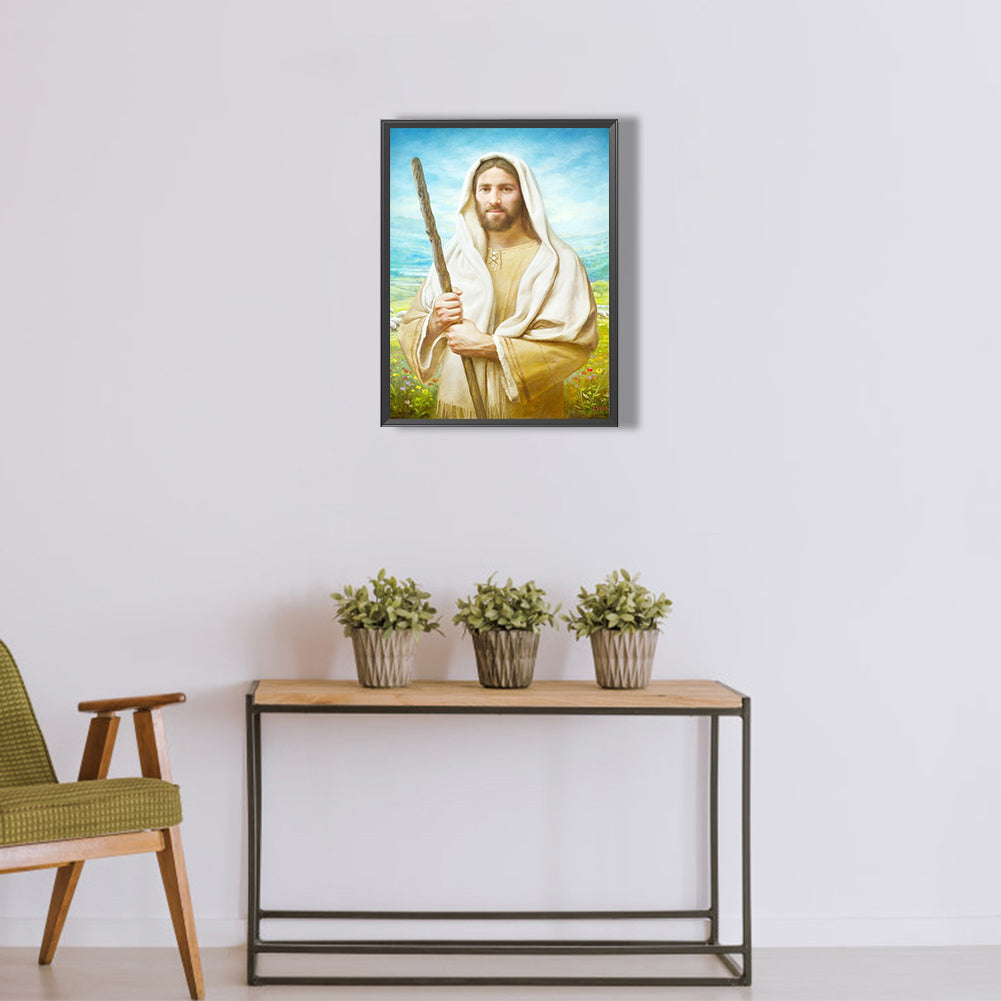 Religion Jesus - Full Round Drill Diamond Painting 30*40CM