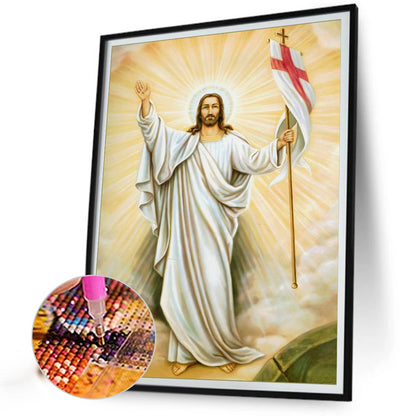 Religion Jesus - Full Round Drill Diamond Painting 30*40CM