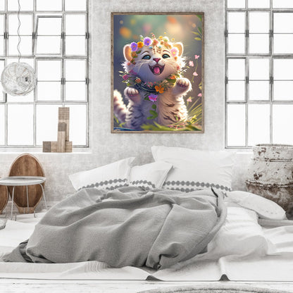 Chinese Zodiac Tiger - Full Round Drill Diamond Painting 30*40CM