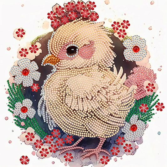 Comic Version Of Zodiac Chicken - Special Shaped Drill Diamond Painting 30*30CM